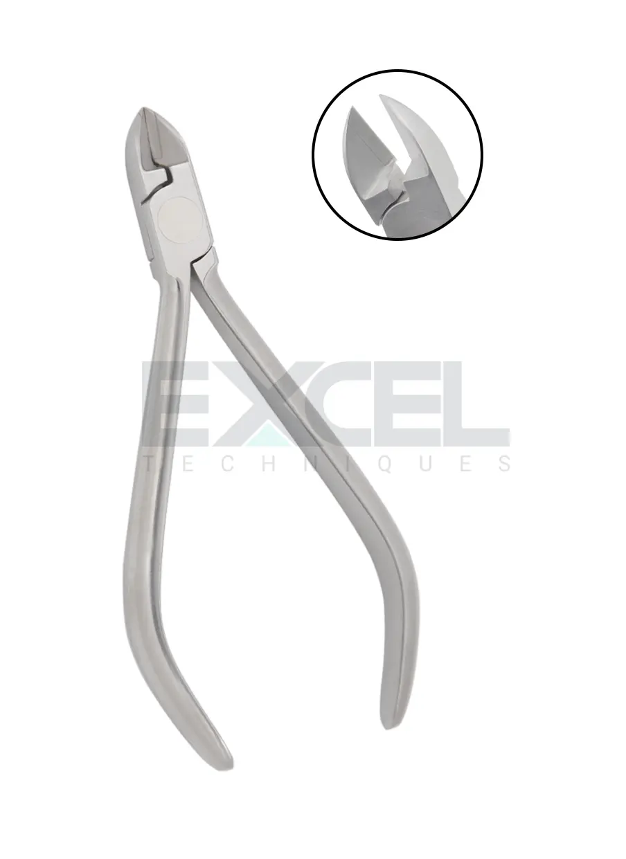Micro Ligature & Pin Cutter T/C 15 degree angled 11cm.