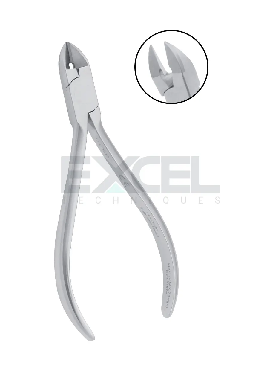 Ligature & Pin Cutter 15 degree Regular Beak T/C 12cm.